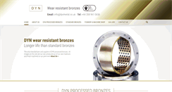 Desktop Screenshot of dynmetal.co.uk